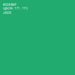 #22AB6F - Jade Color Image