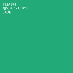 #22AB79 - Jade Color Image