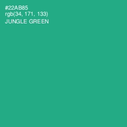 #22AB85 - Jungle Green Color Image