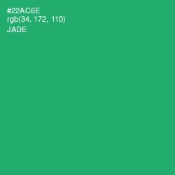 #22AC6E - Jade Color Image