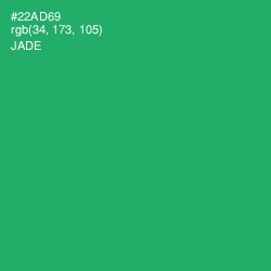 #22AD69 - Jade Color Image