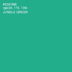 #22AD8B - Jungle Green Color Image