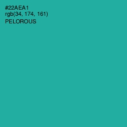 #22AEA1 - Pelorous Color Image