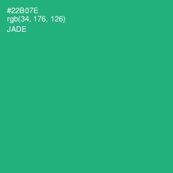 #22B07E - Jade Color Image