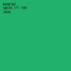 #22B16C - Jade Color Image