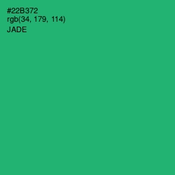 #22B372 - Jade Color Image