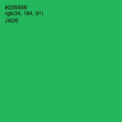 #22B85B - Jade Color Image