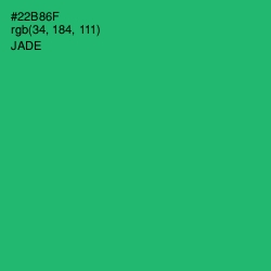 #22B86F - Jade Color Image