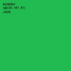 #22BB51 - Jade Color Image