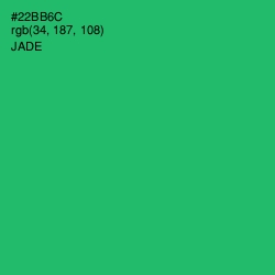 #22BB6C - Jade Color Image