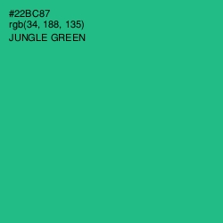 #22BC87 - Jungle Green Color Image