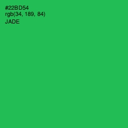 #22BD54 - Jade Color Image