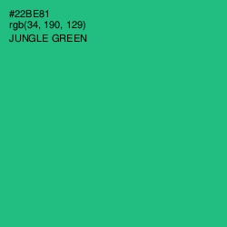 #22BE81 - Jungle Green Color Image