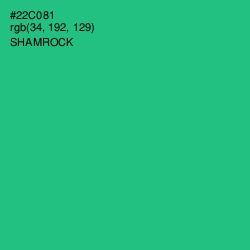 #22C081 - Shamrock Color Image