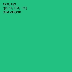 #22C182 - Shamrock Color Image