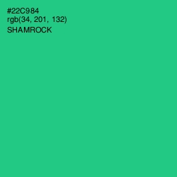 #22C984 - Shamrock Color Image