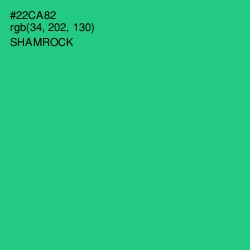 #22CA82 - Shamrock Color Image