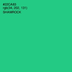 #22CA83 - Shamrock Color Image