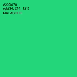 #22D679 - Malachite Color Image