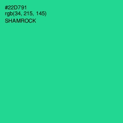 #22D791 - Shamrock Color Image