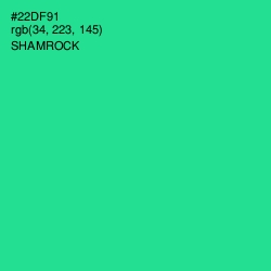 #22DF91 - Shamrock Color Image