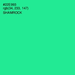#22E993 - Shamrock Color Image