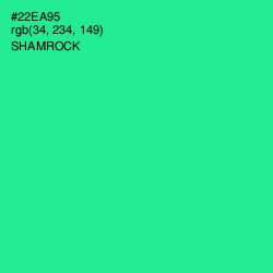 #22EA95 - Shamrock Color Image