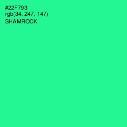 #22F793 - Shamrock Color Image
