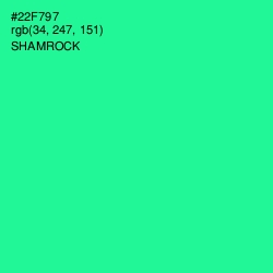#22F797 - Shamrock Color Image