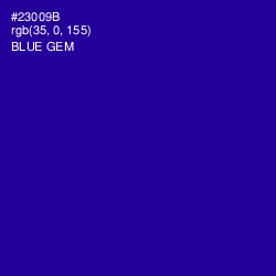 #23009B - Blue Gem Color Image