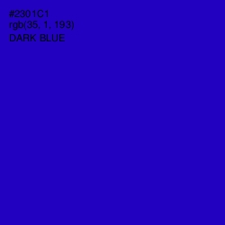 #2301C1 - Dark Blue Color Image