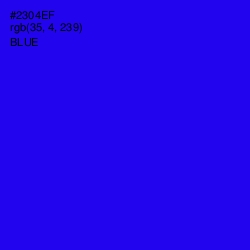 #2304EF - Blue Color Image