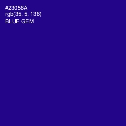 #23058A - Blue Gem Color Image