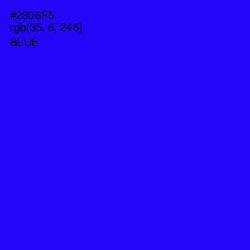 #2306F5 - Blue Color Image