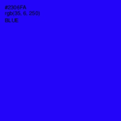 #2306FA - Blue Color Image