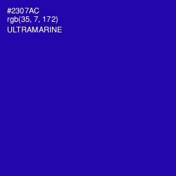 #2307AC - Ultramarine Color Image