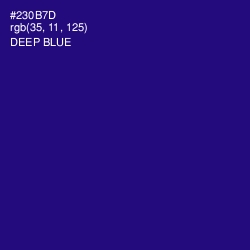 #230B7D - Deep Blue Color Image
