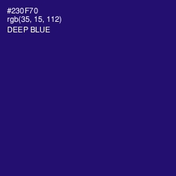 #230F70 - Deep Blue Color Image