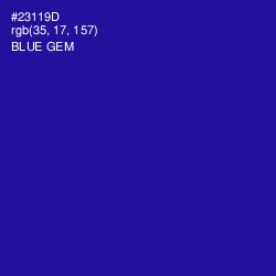 #23119D - Blue Gem Color Image