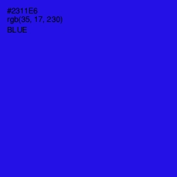 #2311E6 - Blue Color Image