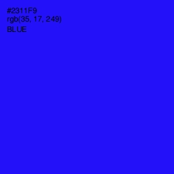 #2311F9 - Blue Color Image