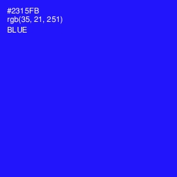 #2315FB - Blue Color Image