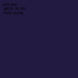 #231A42 - Port Gore Color Image