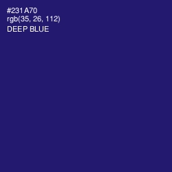 #231A70 - Deep Blue Color Image