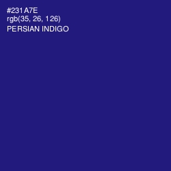 #231A7E - Persian Indigo Color Image