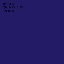 #231B66 - Paris M Color Image