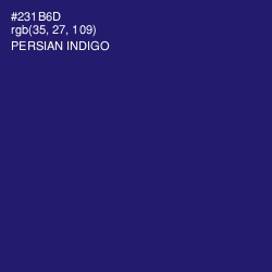 #231B6D - Persian Indigo Color Image