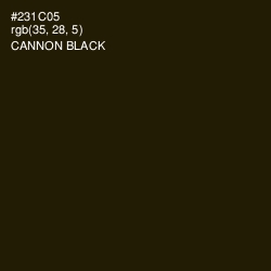 #231C05 - Cannon Black Color Image