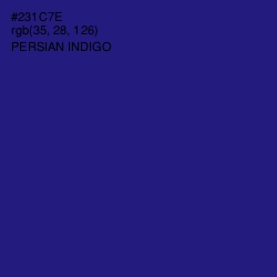 #231C7E - Persian Indigo Color Image