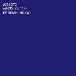 #231D72 - Persian Indigo Color Image